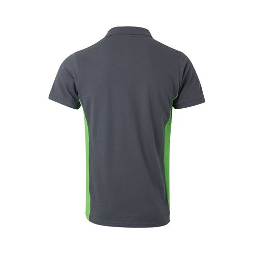 VL SUPAY. Polo piqué bicolor (180g/m²), manga corta, en algodón (60%) y poliéster (40%)