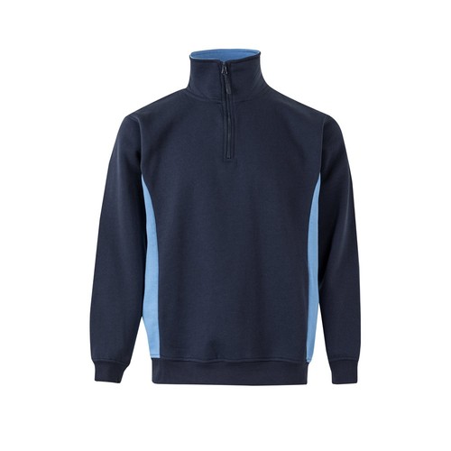 VL SVAROG. Sudadera de rizo bicolor (260g/m²), en poliéster (65%) y algodón (35%)