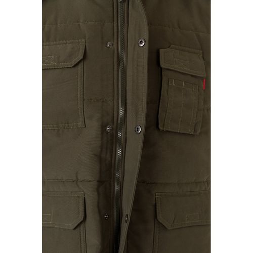 verde militar VL MEFITIS. Chaleco acolchado multibolsillos (220g/m²), en poliéster (100%)