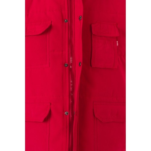 red VL MEFITIS. Chaleco acolchado multibolsillos (220g/m²), en poliéster (100%)