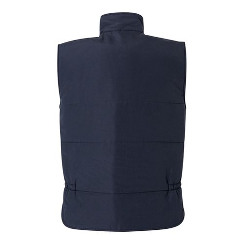 azul marino VL MEFITIS. Chaleco acolchado multibolsillos (220g/m²), en poliéster (100%)