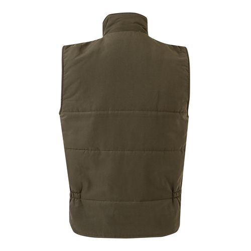 verde militar VL MEFITIS. Chaleco acolchado multibolsillos (220g/m²), en poliéster (100%)