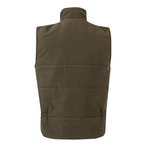 verde militar VL MEFITIS. Chaleco acolchado multibolsillos (220g/m²), en poliéster (100%)