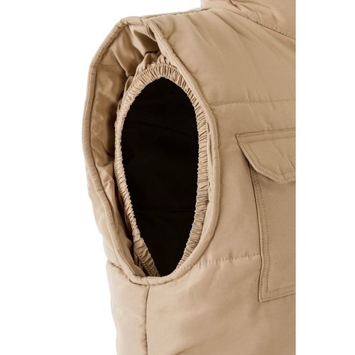 luz natural VL MEFITIS. Chaleco acolchado multibolsillos (220g/m²), en poliéster (100%)