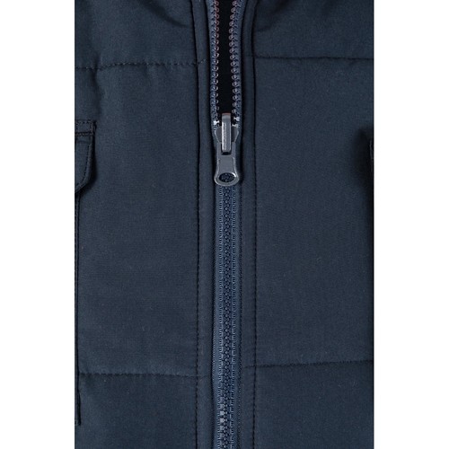 VL DIANA. Chaleco acolchado (220g/m²), reversible y multibolsillos, en poliéster (100%), con cierre de cremallera y tirador reversible