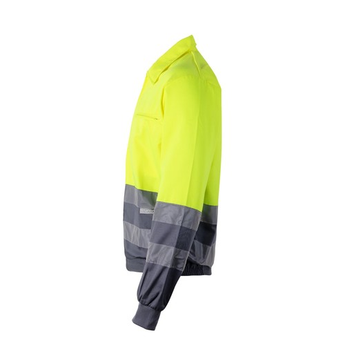 VL NEPTUNE. CHAQUETA DE SARGA BICOLOR (210G/M²) EN POLIÉSTER (80%) Y ALGODÓN (20%)