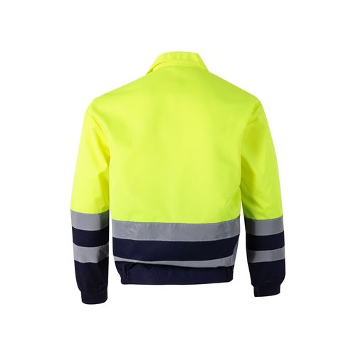 VL NEPTUNE. Chaqueta de sarga bicolor (210g/m²) en poliéster (80%) y algodón (20%)