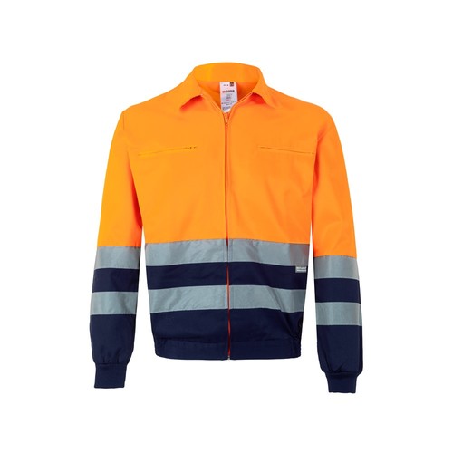 VL NEPTUNE. Veste en sergé bicolore (210g/m²) en polyester (80%) et coton (20%) - 2