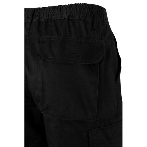 negro/amarillo VL ATHENA. Pantalón de sarga bicolor (210 g/m²), forrado, multibolsillos, en algodón (20 %) y poliéster (80 %)