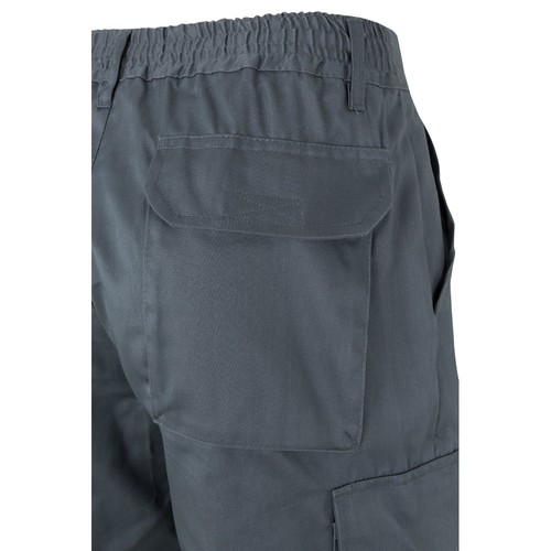 gris/amarillo VL ATHENA. Pantalón de sarga bicolor (210 g/m²), forrado, multibolsillos, en algodón (20 %) y poliéster (80 %)