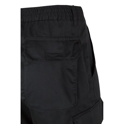 negro/amarillo VL POSEIDON. Pantalón de sarga multibolsillos bicolor (210 g/m²), en algodón (20 %) y poliéster (80 %)