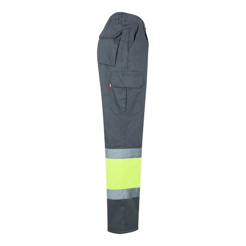 VL POSEIDON. Pantalón de sarga multibolsillos bicolor (210 g/m²), en algodón (20 %) y poliéster (80 %)