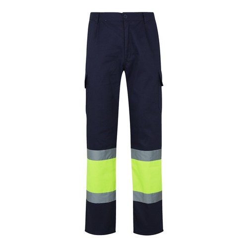 VL POSEIDON. Pantalón de sarga multibolsillos bicolor (210 g/m²), en algodón (20 %) y poliéster (80 %)