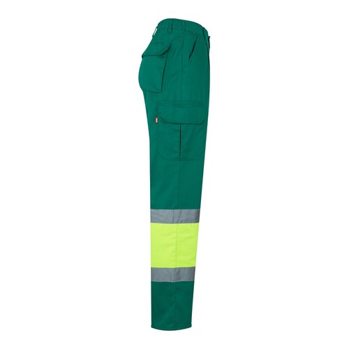 VL POSEIDON. Pantalón de sarga multibolsillos bicolor (210 g/m²), en algodón (20 %) y poliéster (80 %)