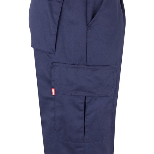 VL POSEIDON. Pantalón de sarga multibolsillos bicolor (210 g/m²), en algodón (20 %) y poliéster (80 %)