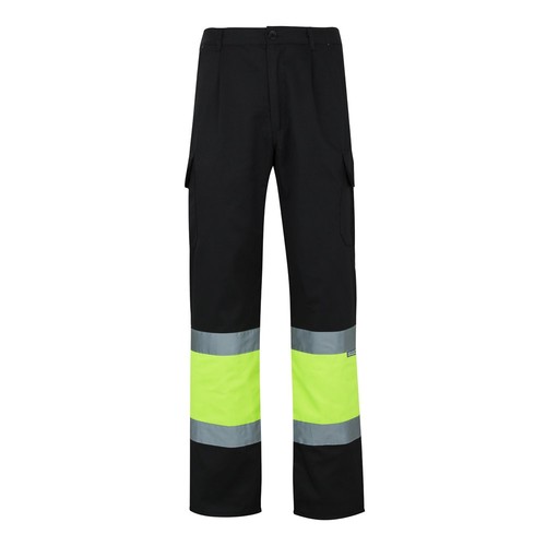 VL POSEIDON. Pantalón de sarga multibolsillos bicolor (210 g/m²), en algodón (20 %) y poliéster (80 %)