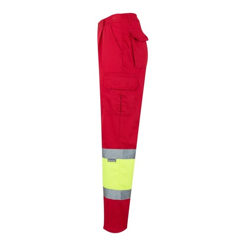 VL POSEIDON. Pantalón de sarga multibolsillos bicolor (210 g/m²), en algodón (20 %) y poliéster (80 %)