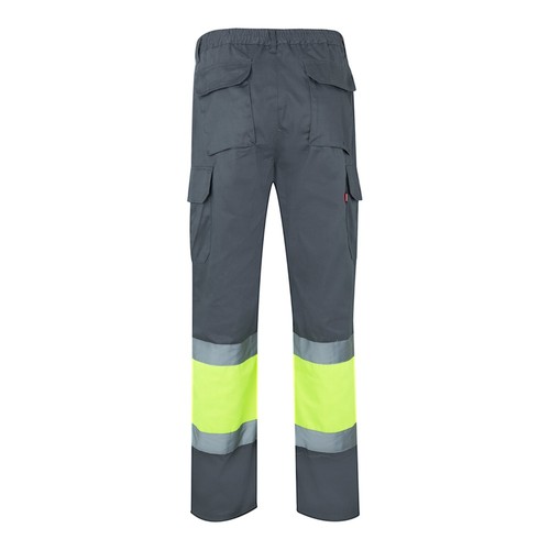 VL POSEIDON LARGE. PANTALÓN DE SARGA MULTIBOLSILLOS BICOLOR (210 G/M²), EN ALGODÓN (20 %) Y POLIÉSTER (80 %)