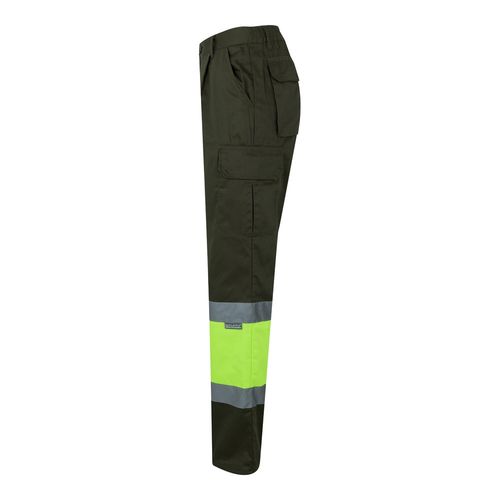 VL POSEIDON LARGE. Pantalón de sarga multibolsillos bicolor (210 g/m²), en algodón (20 %) y poliéster (80 %)