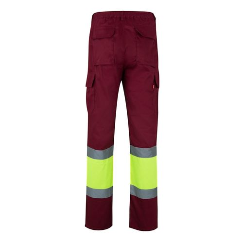 VL POSEIDON LARGE. Pantalón de sarga multibolsillos bicolor (210 g/m²), en algodón (20 %) y poliéster (80 %)