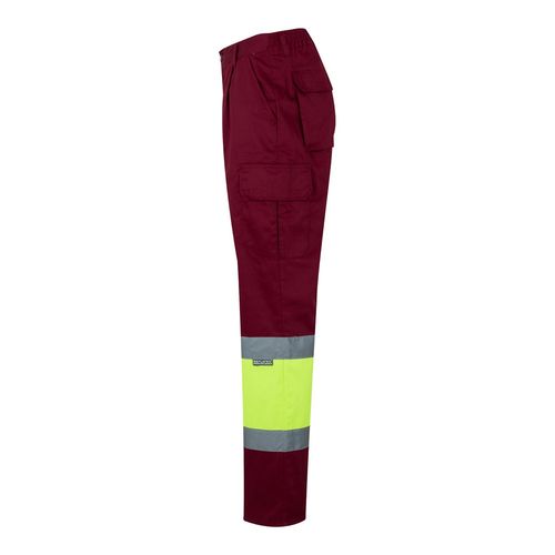 VL POSEIDON LARGE. Pantalón de sarga multibolsillos bicolor (210 g/m²), en algodón (20 %) y poliéster (80 %)