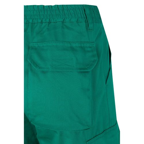 verde/amarillo VL POSEIDON LARGE. Pantalón de sarga multibolsillos bicolor (210 g/m²), en algodón (20 %) y poliéster (80 %)