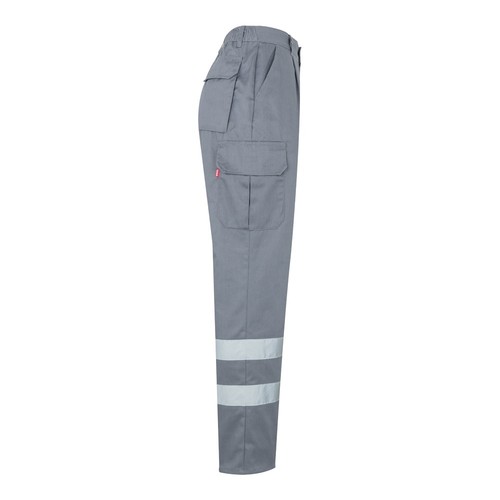 VL ASCLEPIUS. Pantalón multibolsillos de sarga (200g/m²), en algodón (35%) y poliéster (65%)
