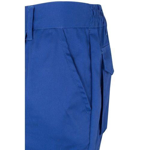 azulón VL ASCLEPIUS. Pantalón multibolsillos de sarga (200g/m²), en algodón (35%) y poliéster (65%)