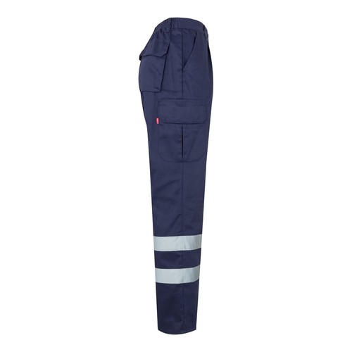 VL ASCLEPIUS. Pantalón multibolsillos de sarga (200g/m²), en algodón (35%) y poliéster (65%)