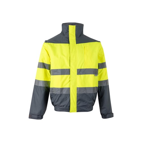 VL JUPITER LARGE. Veste rembourrée bicolore (180g/m²) en polyester (100%), avec finition PU - 2