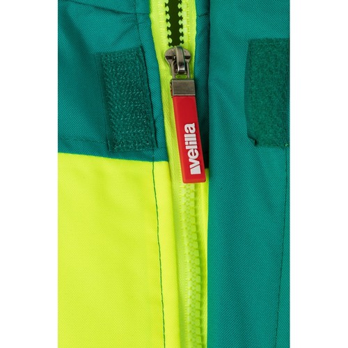 verde/amarillo VL JUPITER LARGE. Chaqueta acolchada bicolor (180g/m²) en poliéster (100%), con revestimiento de PU