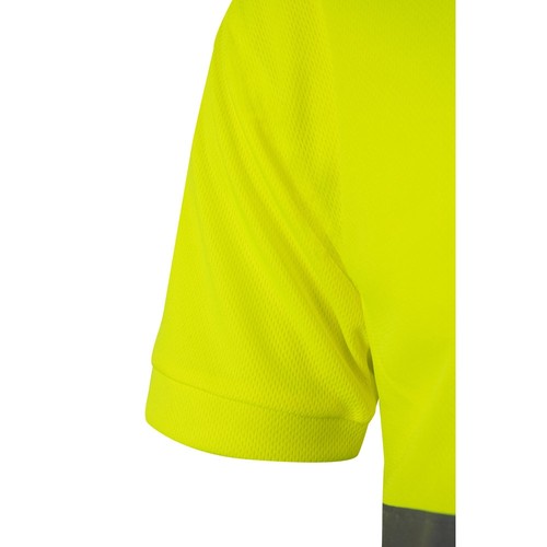VL CUPID. Polo bicolor ojo de pájaro (160g/m²) con manga corta, en poliéster (100%)