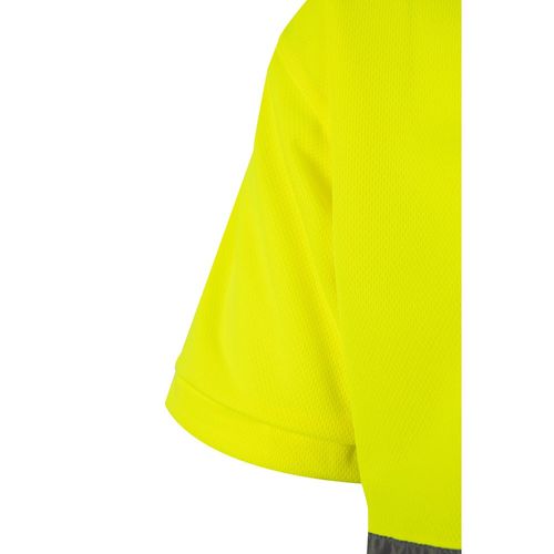 VL CUPID LARGE. Polo bicolor ojo de pájaro (160g/m²) con manga corta, en poliéster (100%)