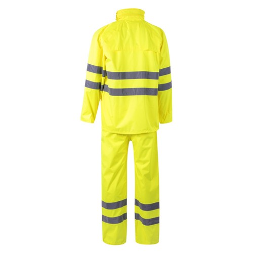 amarillo fluo VL VENUS. Traje de lluvia (130g/m²), en poliéster (100%) con revestimiento de PU