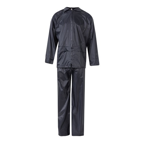 blue VL SEDNA. Traje de lluvia (225g/m²), de dos piezas en poliéster (100%) con revestimiento de PVC