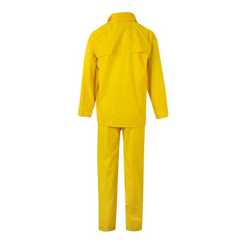 yellow VL SEDNA. Traje de lluvia (225g/m²), de dos piezas en poliéster (100%) con revestimiento de PVC