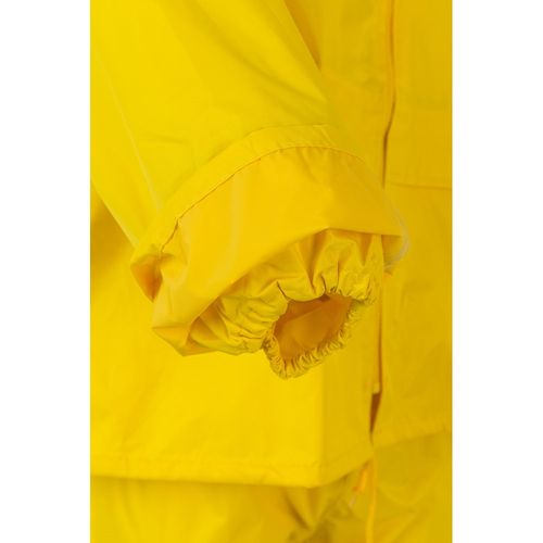 yellow VL SEDNA. Traje de lluvia (225g/m²), de dos piezas en poliéster (100%) con revestimiento de PVC