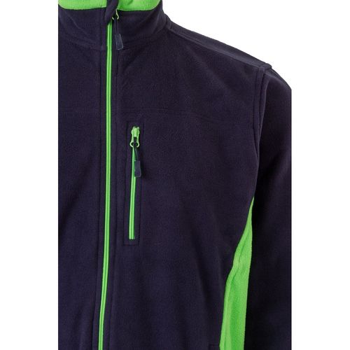 VL GERAS. Chaqueta polar bicolor (220g/m²) en poliéster (100%)