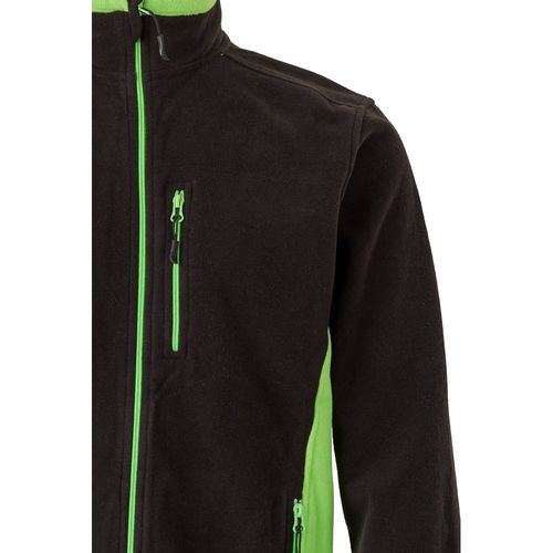 VL GERAS. Chaqueta polar bicolor (220g/m²) en poliéster (100%)