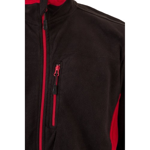 VL GERAS. Chaqueta polar bicolor (220g/m²) en poliéster (100%)