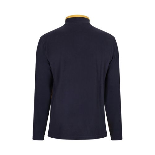 azul marino/amarillo VL GERAS. Chaqueta polar bicolor (220g/m²) en poliéster (100%)