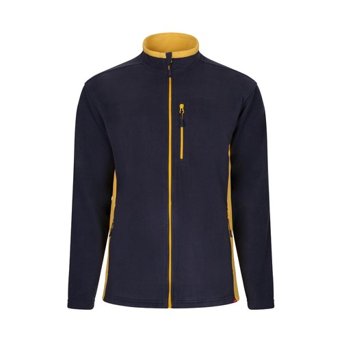 VL GERAS. Chaqueta polar bicolor (220g/m²) en poliéster (100%)