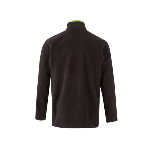 negro/verde VL GERAS. Chaqueta polar bicolor (220g/m²) en poliéster (100%)