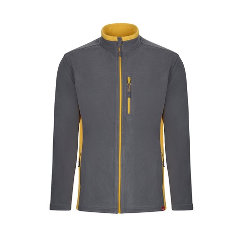 VL GERAS. Chaqueta polar bicolor (220g/m²) en poliéster (100%)