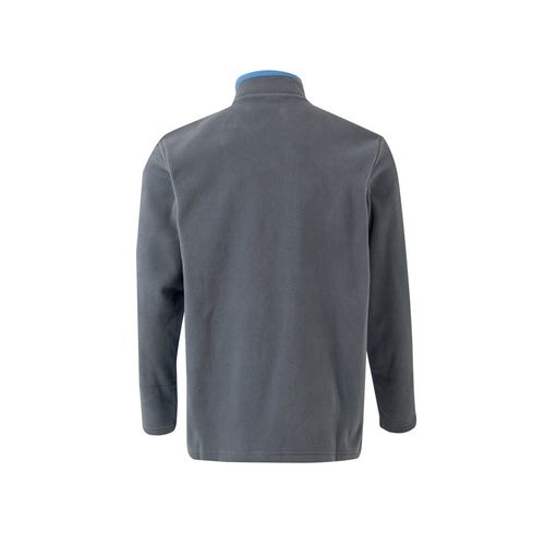 gris/azul claro VL GERAS. Chaqueta polar bicolor (220g/m²) en poliéster (100%)