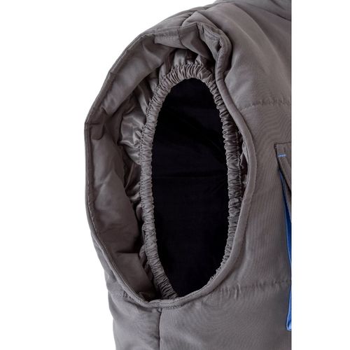 VL NERGAL. Chaleco acolchado, bicolor, multibolsillos (120g/m²), en poliéster (100%)