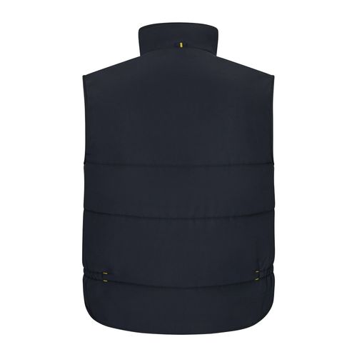 VL NERGAL. Chaleco acolchado, bicolor, multibolsillos (120g/m²), en poliéster (100%)