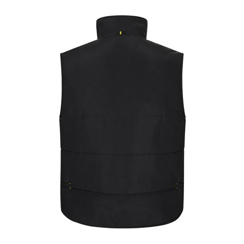 VL NERGAL. Chaleco acolchado, bicolor, multibolsillos (120g/m²), en poliéster (100%)