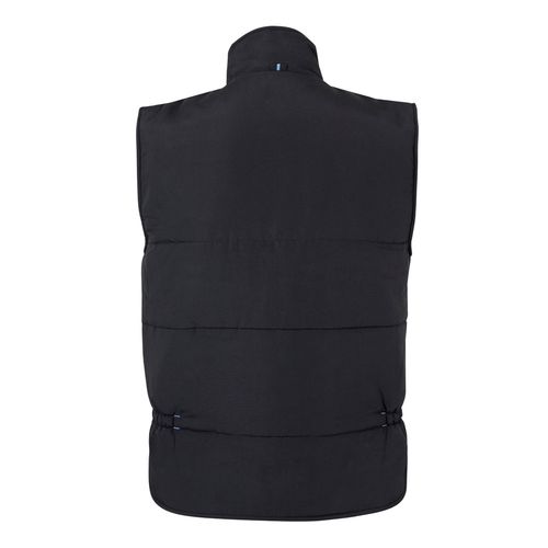 VL NERGAL. Chaleco acolchado, bicolor, multibolsillos (120g/m²), en poliéster (100%)
