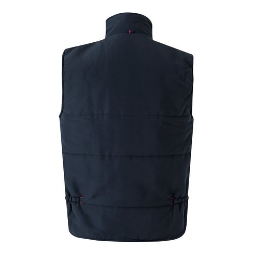 VL NERGAL. Chaleco acolchado, bicolor, multibolsillos (120g/m²), en poliéster (100%)